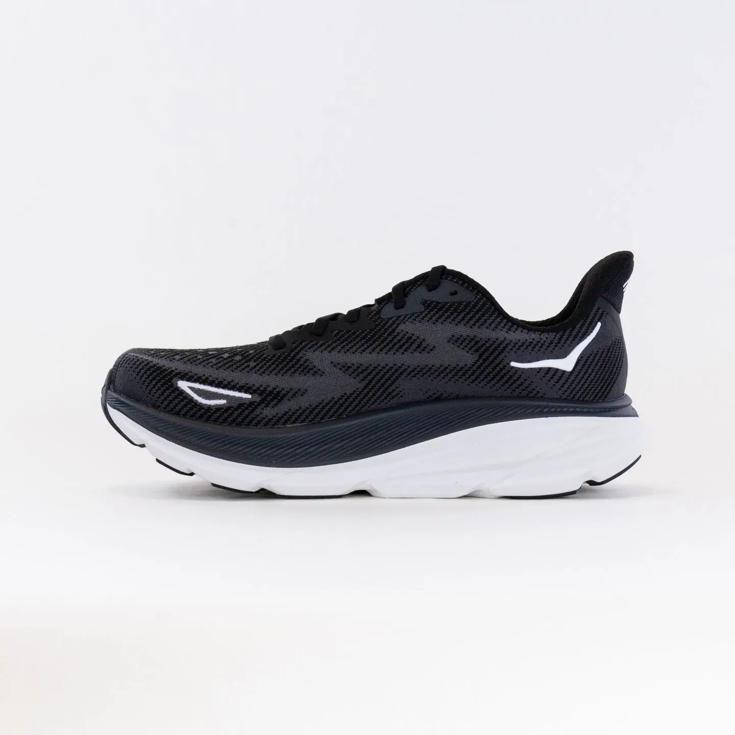 Hoka Clifton 9 (Men's) - Black/White