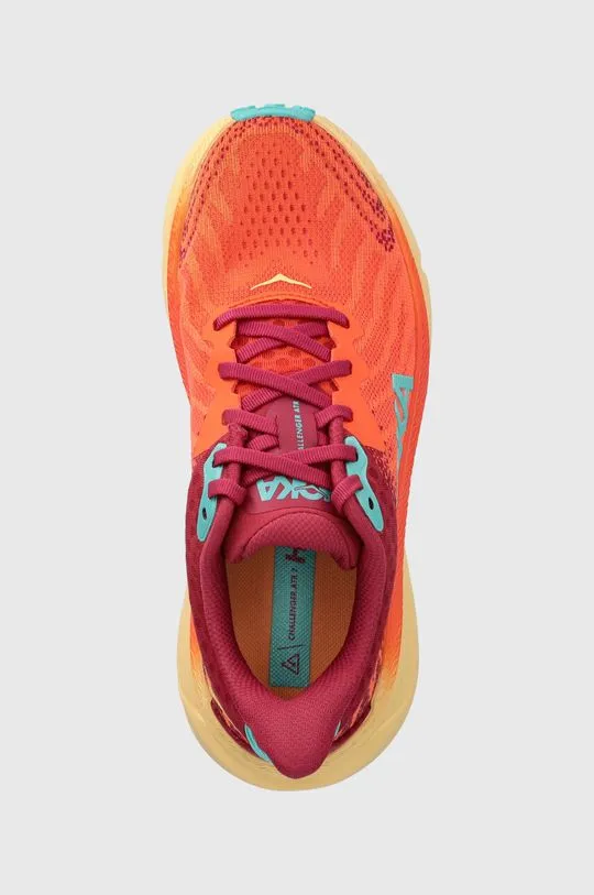 Hoka One One running shoes Challenger ATR 7 orange color