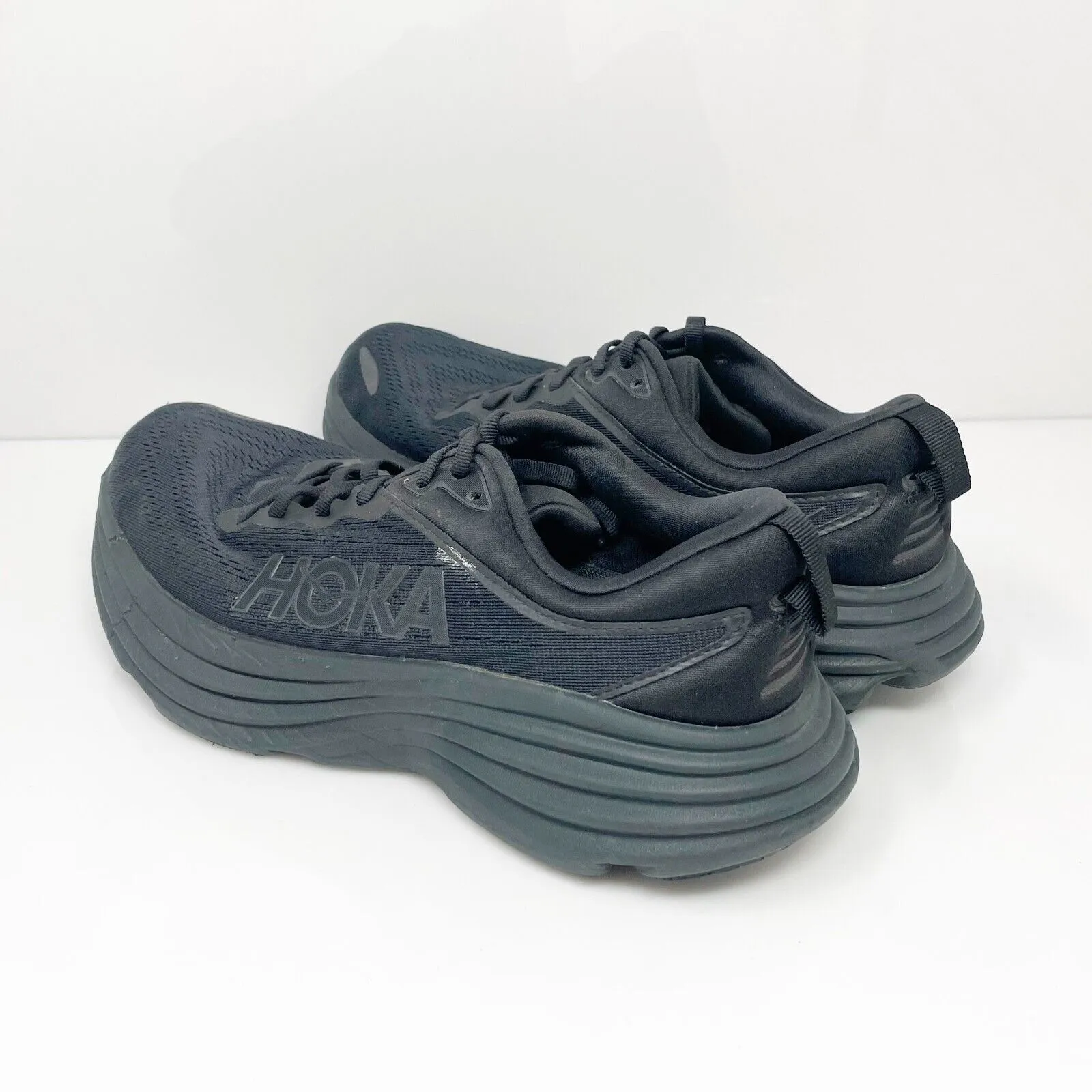 Hoka One One Womens Bondi 8 1127952 BBLC Black Running Shoes Sneakers Size 9 B