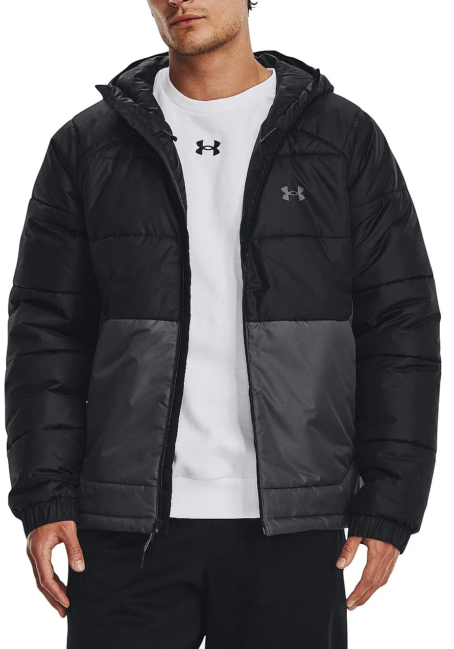 jacket Under Armour Storm Insulated Hood - Black/Pitch Gray - men´s