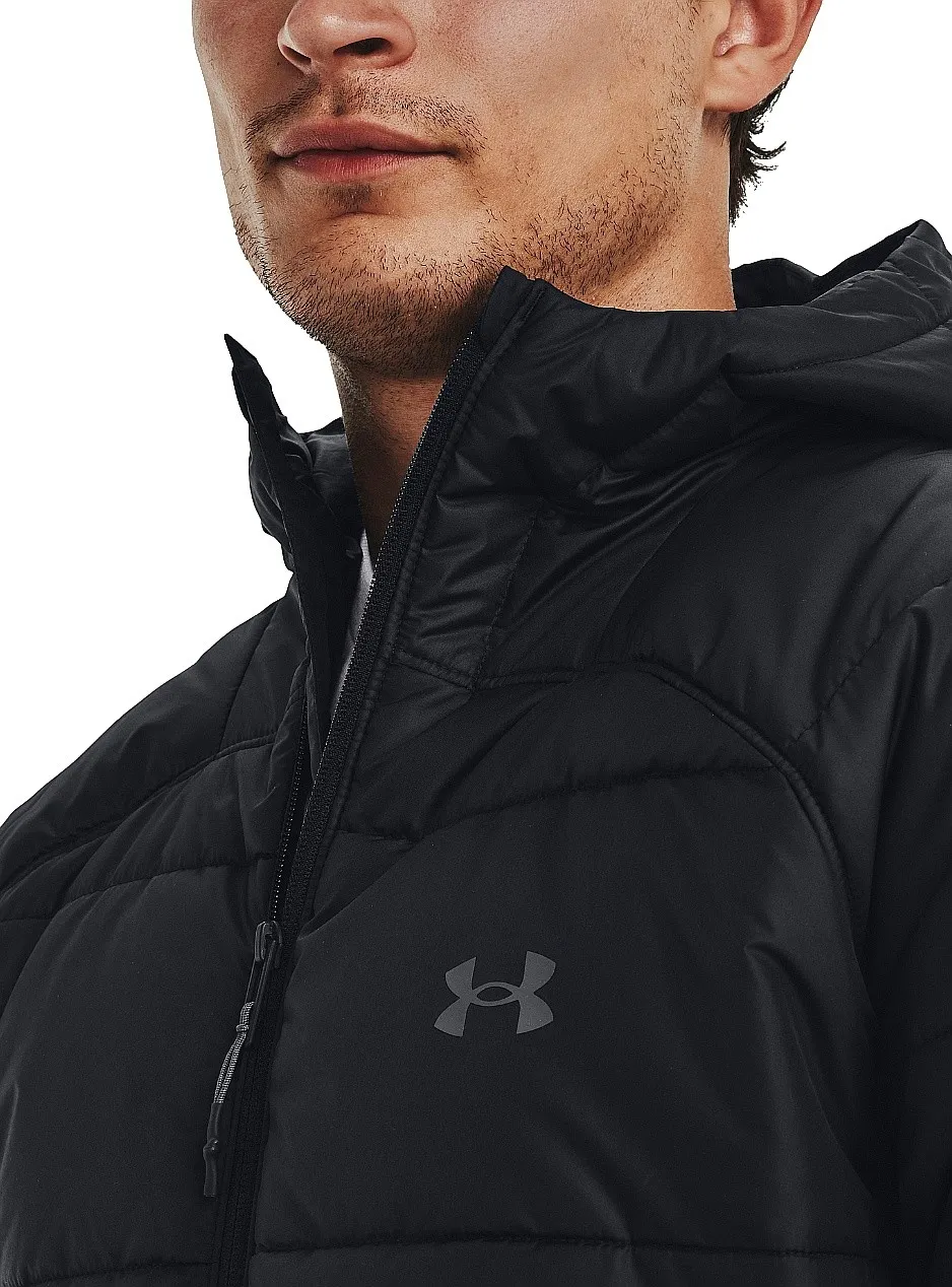 jacket Under Armour Storm Insulated Hood - Black/Pitch Gray - men´s