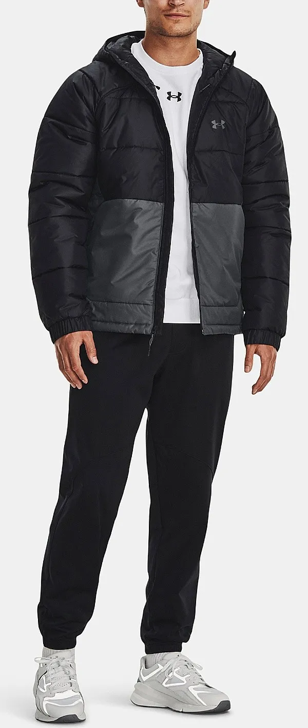 jacket Under Armour Storm Insulated Hood - Black/Pitch Gray - men´s