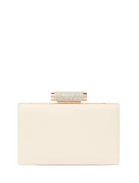 Jacqui Crystal Clasp Hardcase Clutch