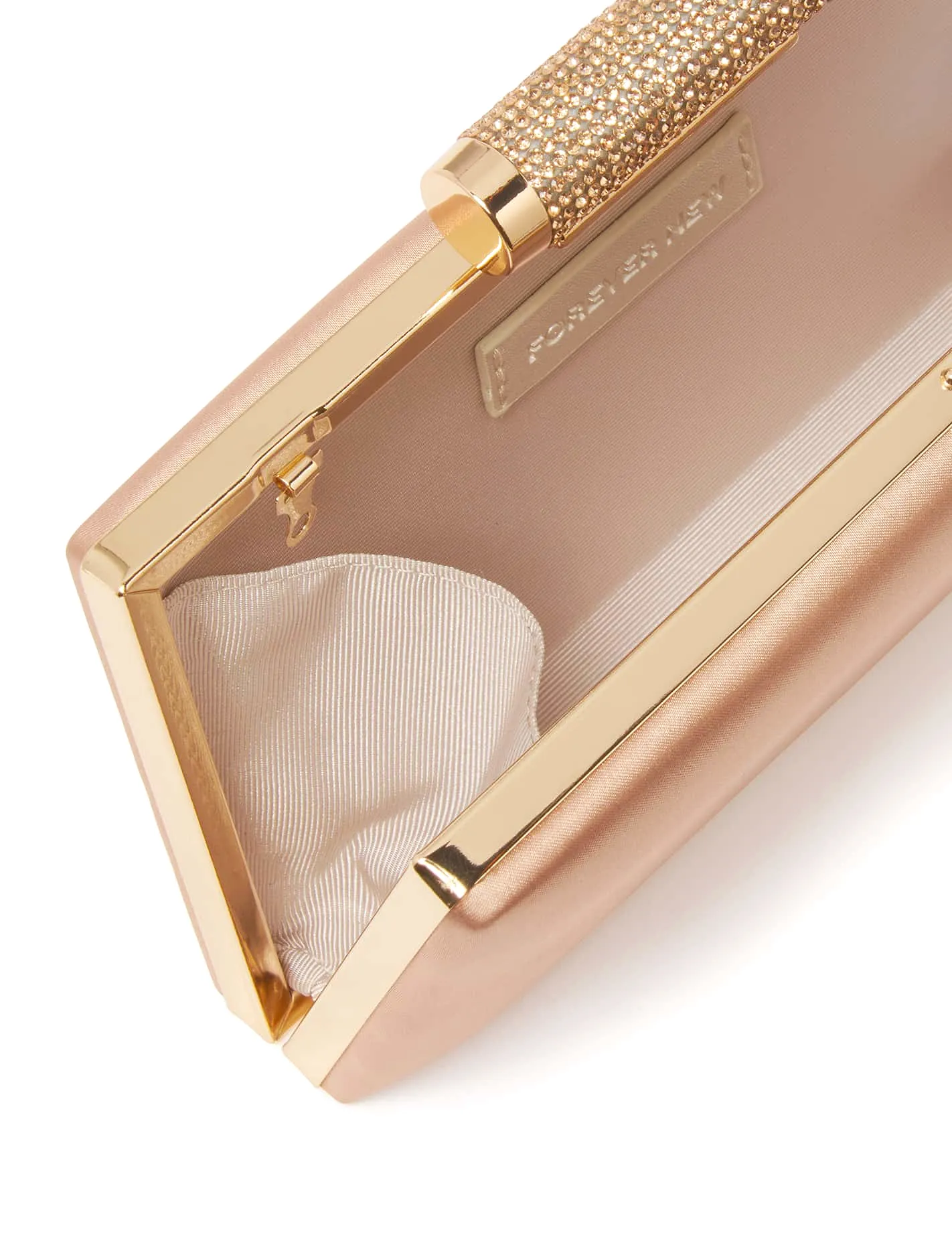 Jacqui Crystal Clasp Hardcase Clutch