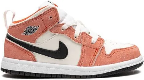 Jordan Kids Air Jordan 1 Mid sneakers Orange