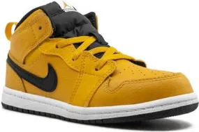 Jordan Kids Air Jordan 1 Mid University Gold sneakers Yellow