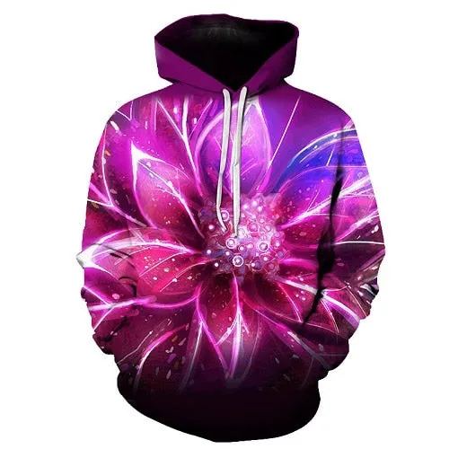 Latest 3D Flower Themed Hoodies