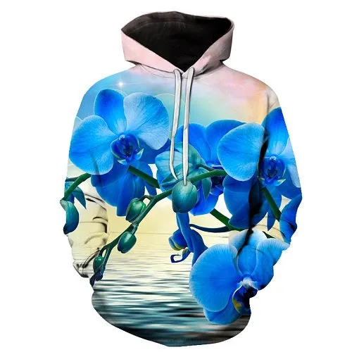 Latest 3D Flower Themed Hoodies