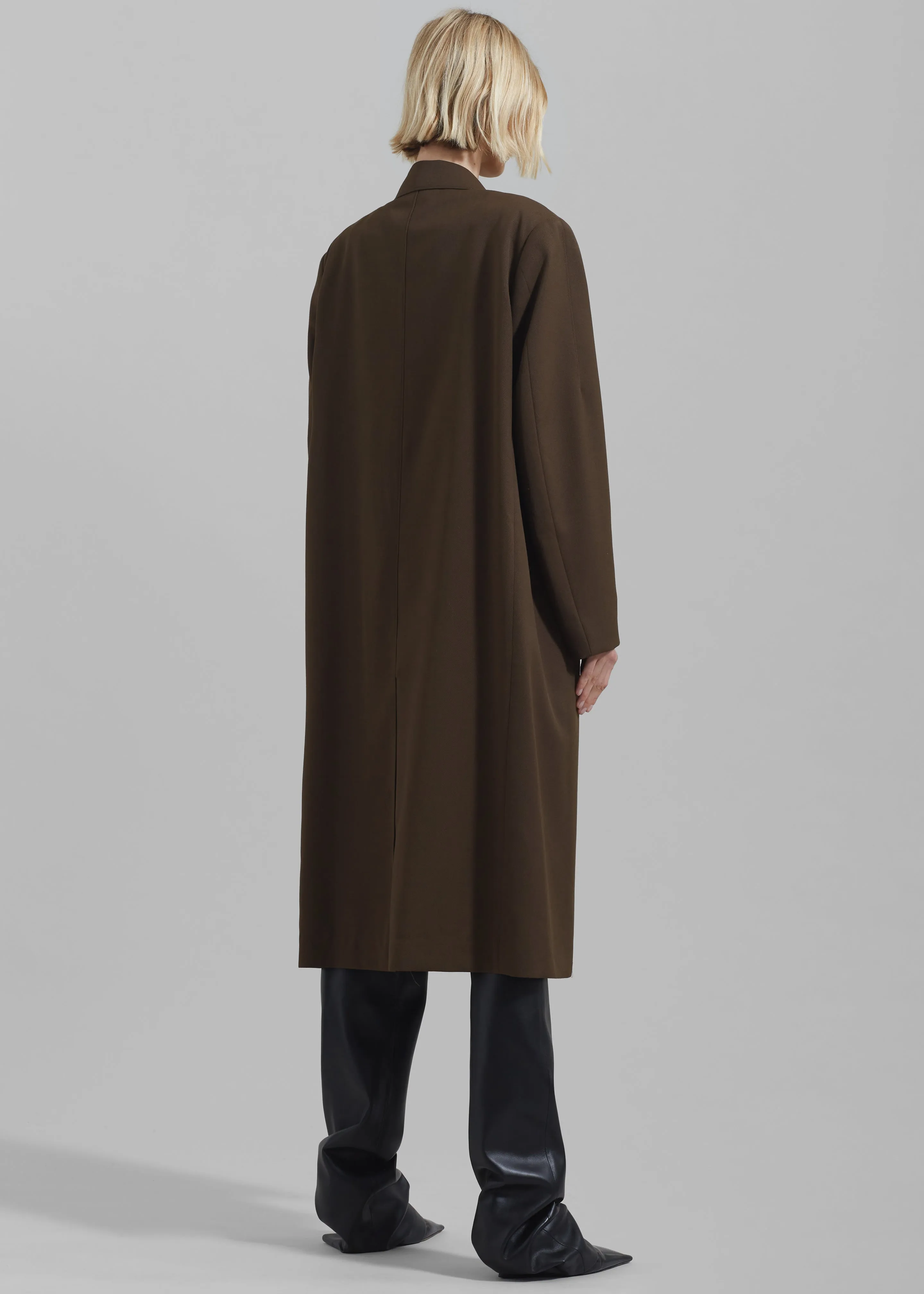 Low Classic Classic Long Coat - Khaki