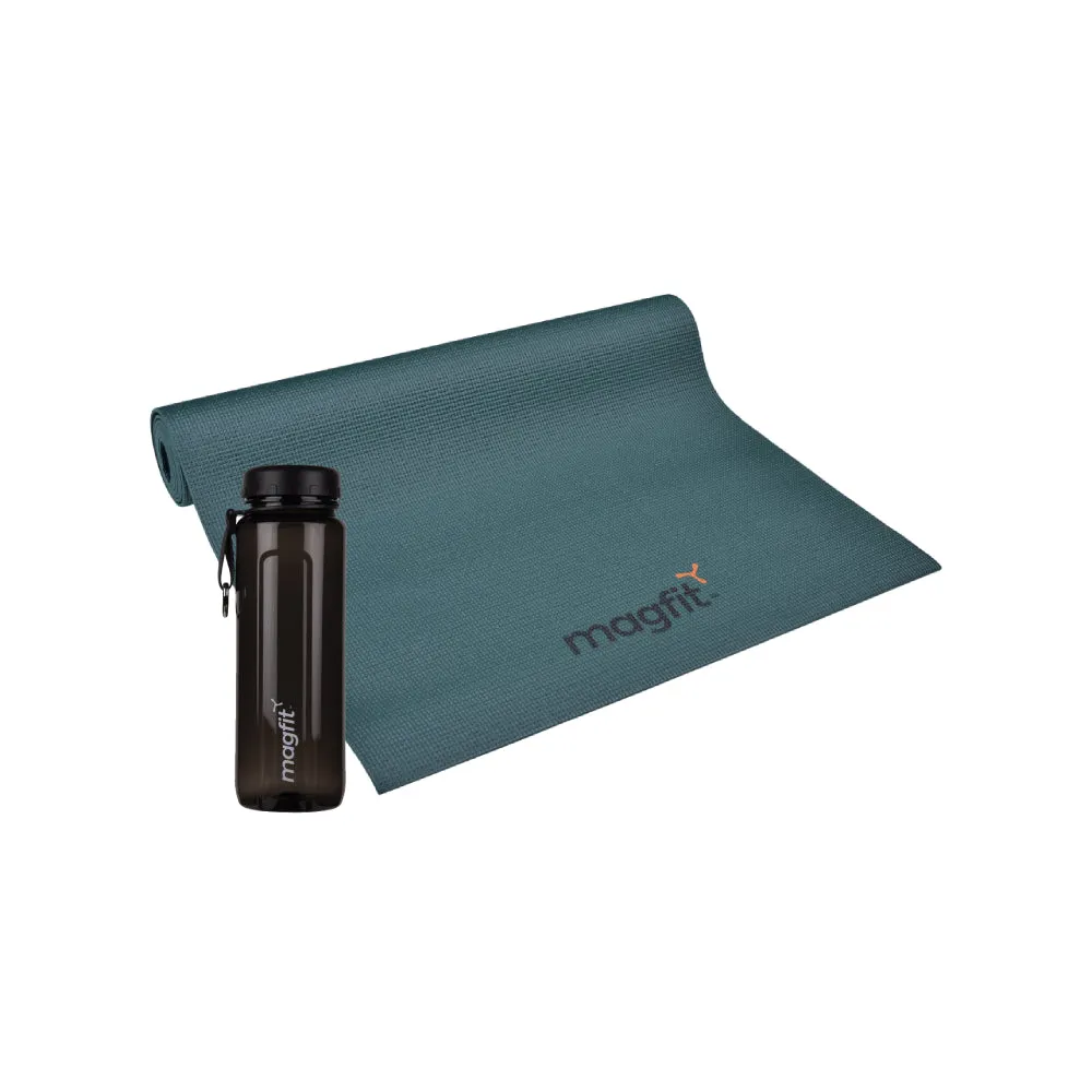 MagFit PVC Yoga Mat (4MM) + Twist Bottle (750ML)