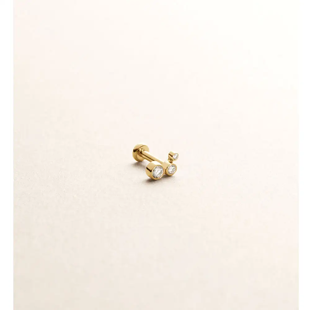 MBF Coco Labret, 14k Yellow Gold