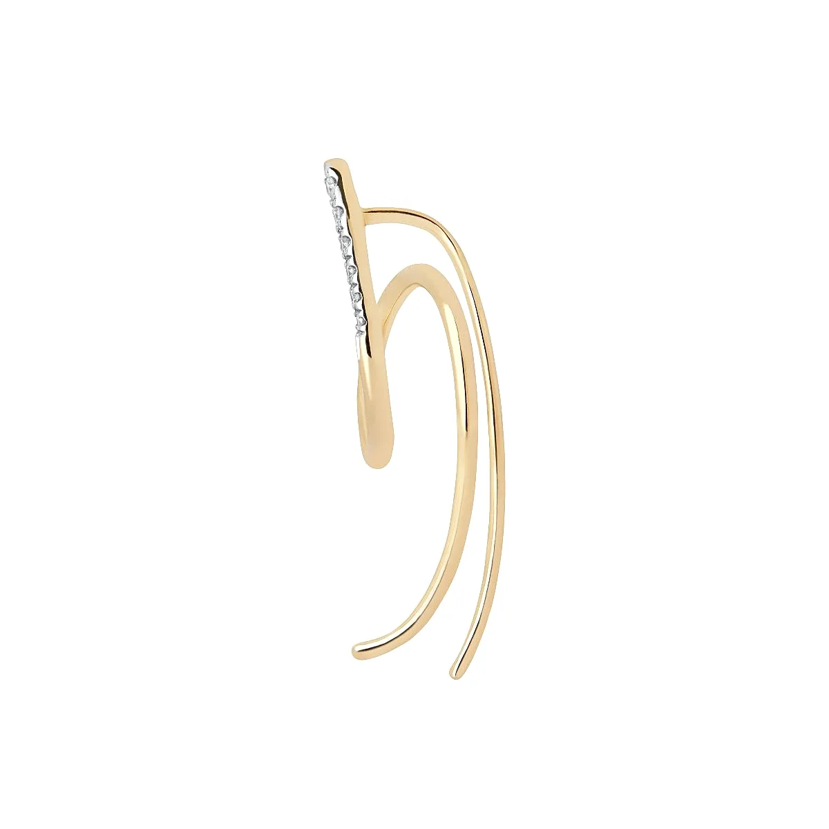 MBF Galaxy Spin Earring, 14k Gold