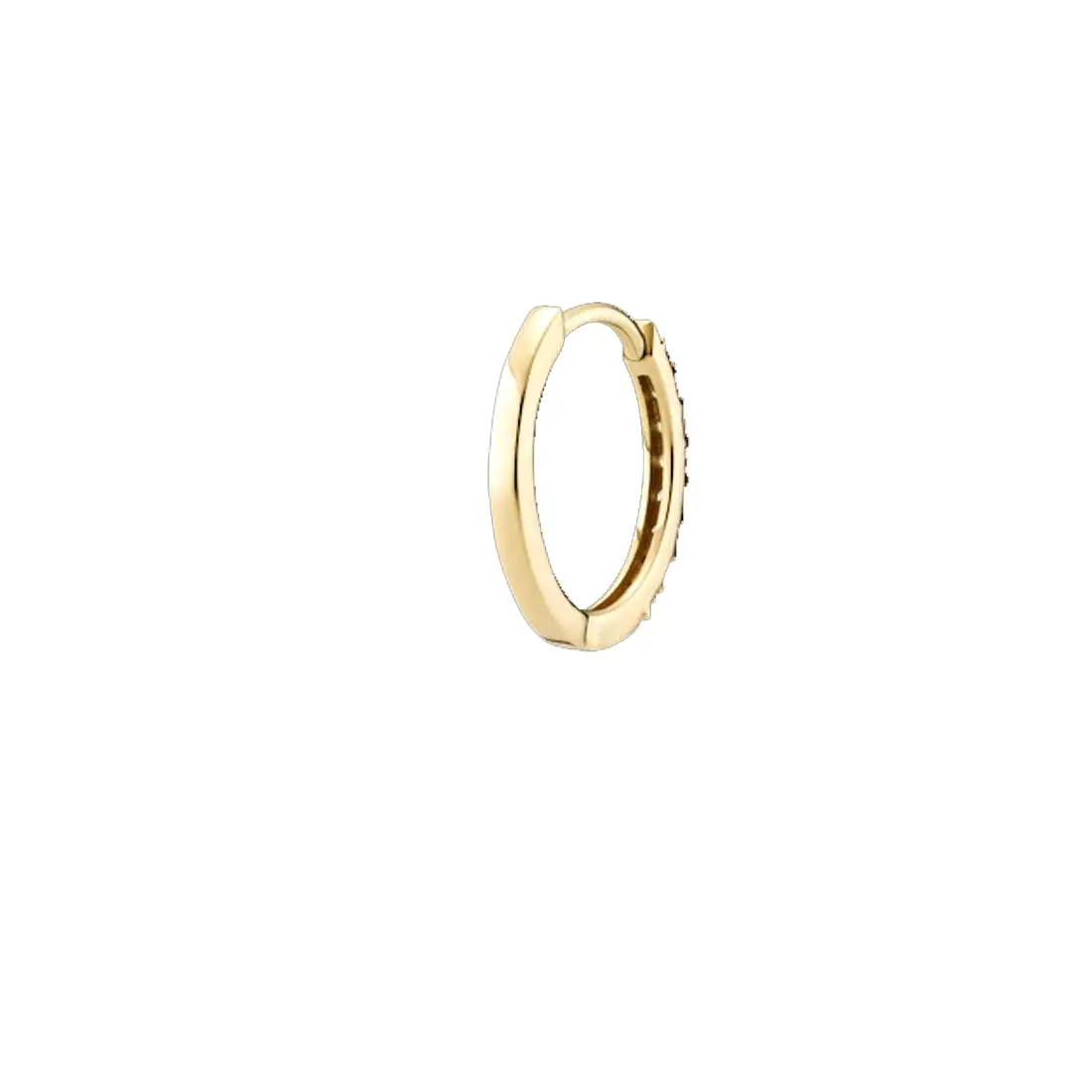 MBF Lamarr Diamond Huggie 10, 14k Gold