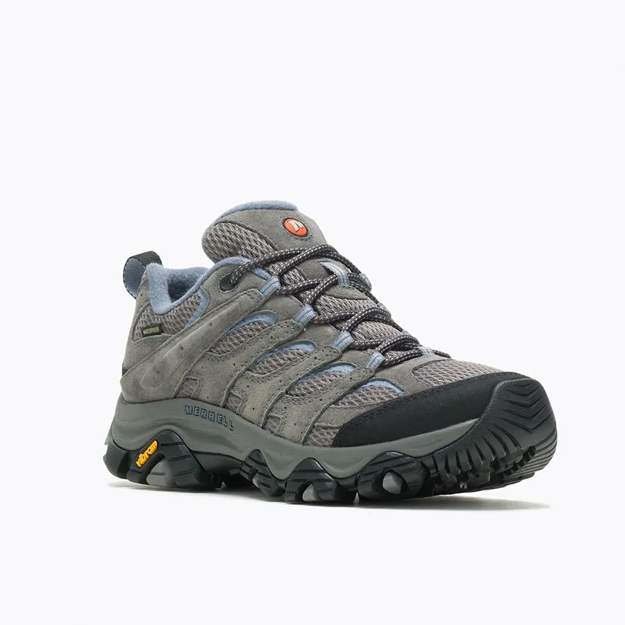 Merrell Womens Moab 3 Waterproof Hiking Shoes-Granite