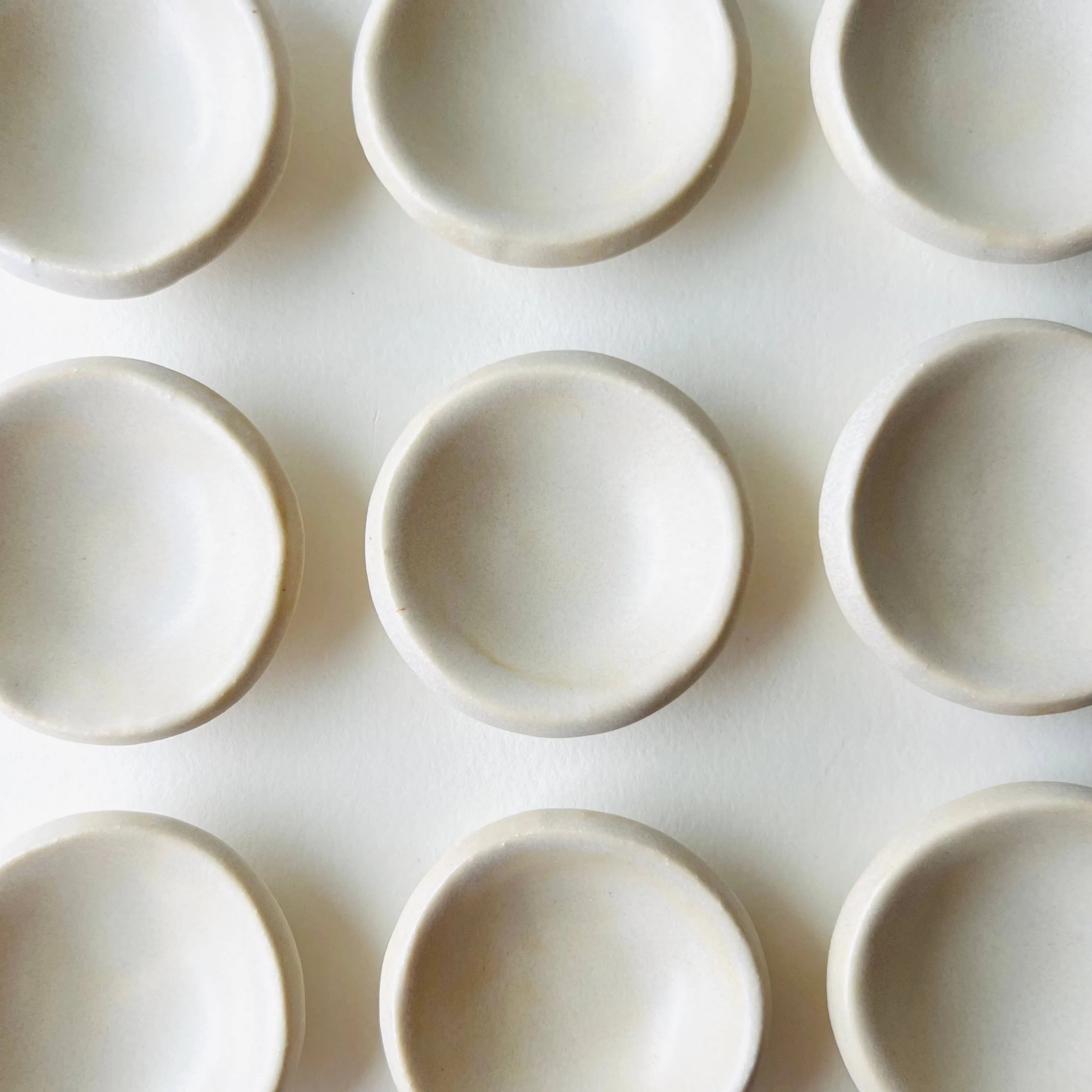 MoonMoon Ceramics - Matte White Tiny Ring Dish