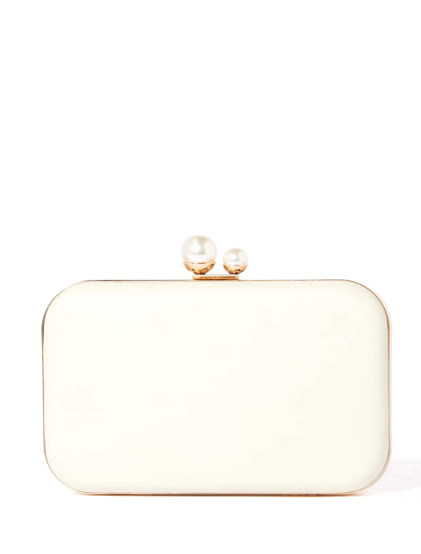 Nancy Pearl Clasp Hardcase Clutch