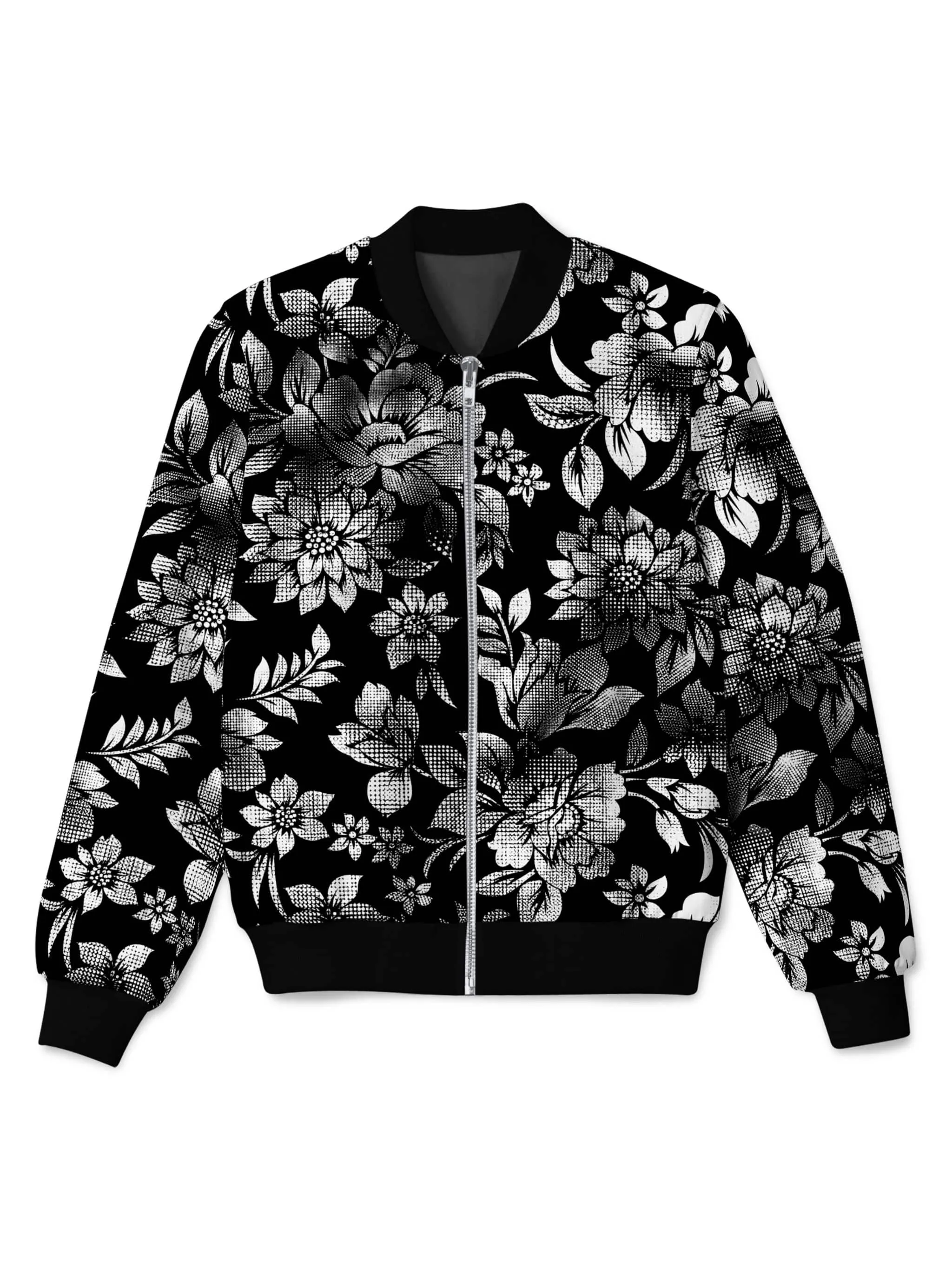 Nature's Candy B&W Bomber Jacket