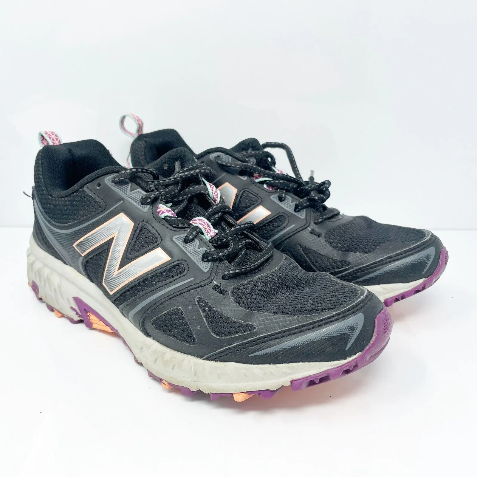 New Balance Womens 412 V3 WTE412K3 Black Running Shoes Sneakers Size 8.5 B