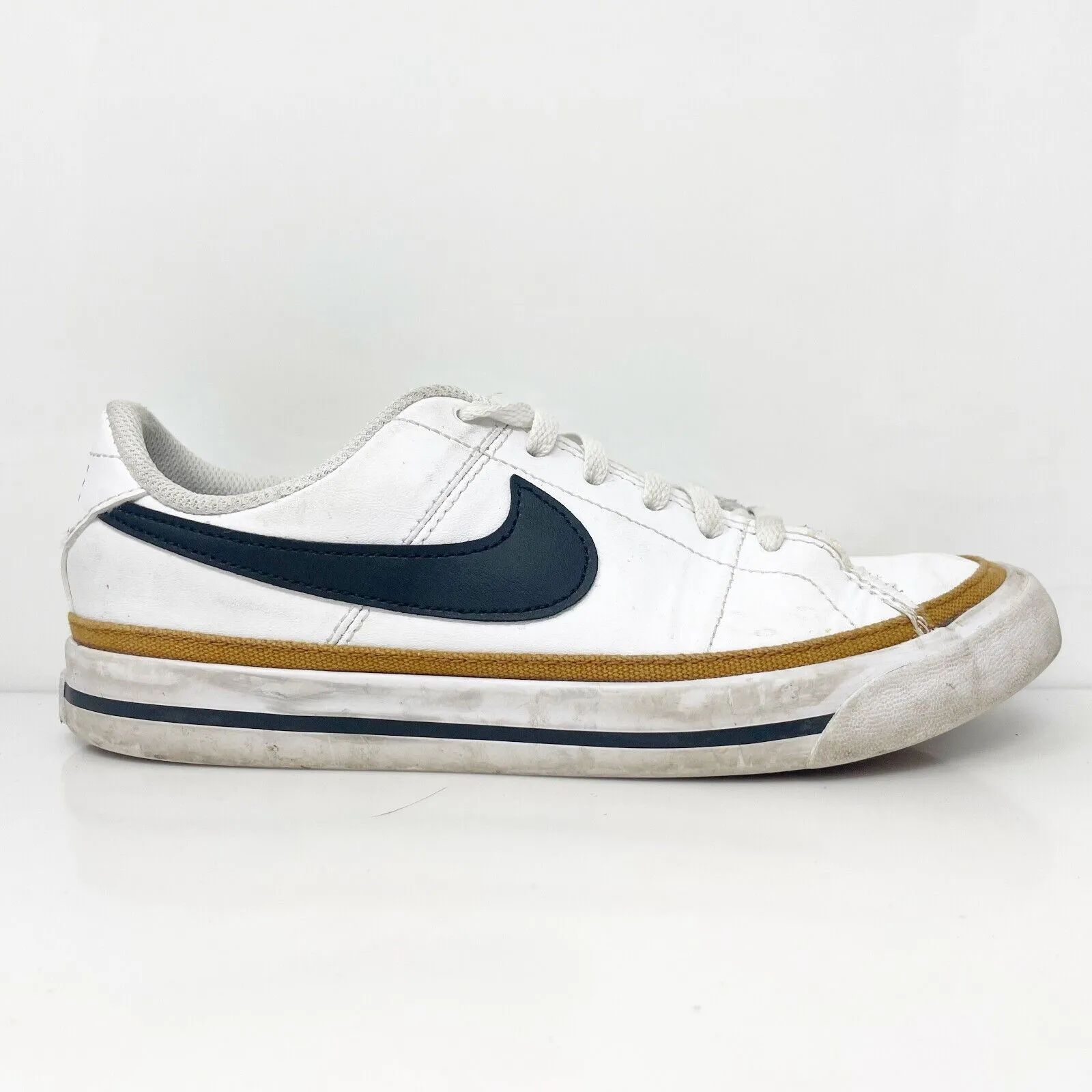 Nike Boys Court Legacy DA5380-102 White Casual Shoes Sneakers Size 5Y