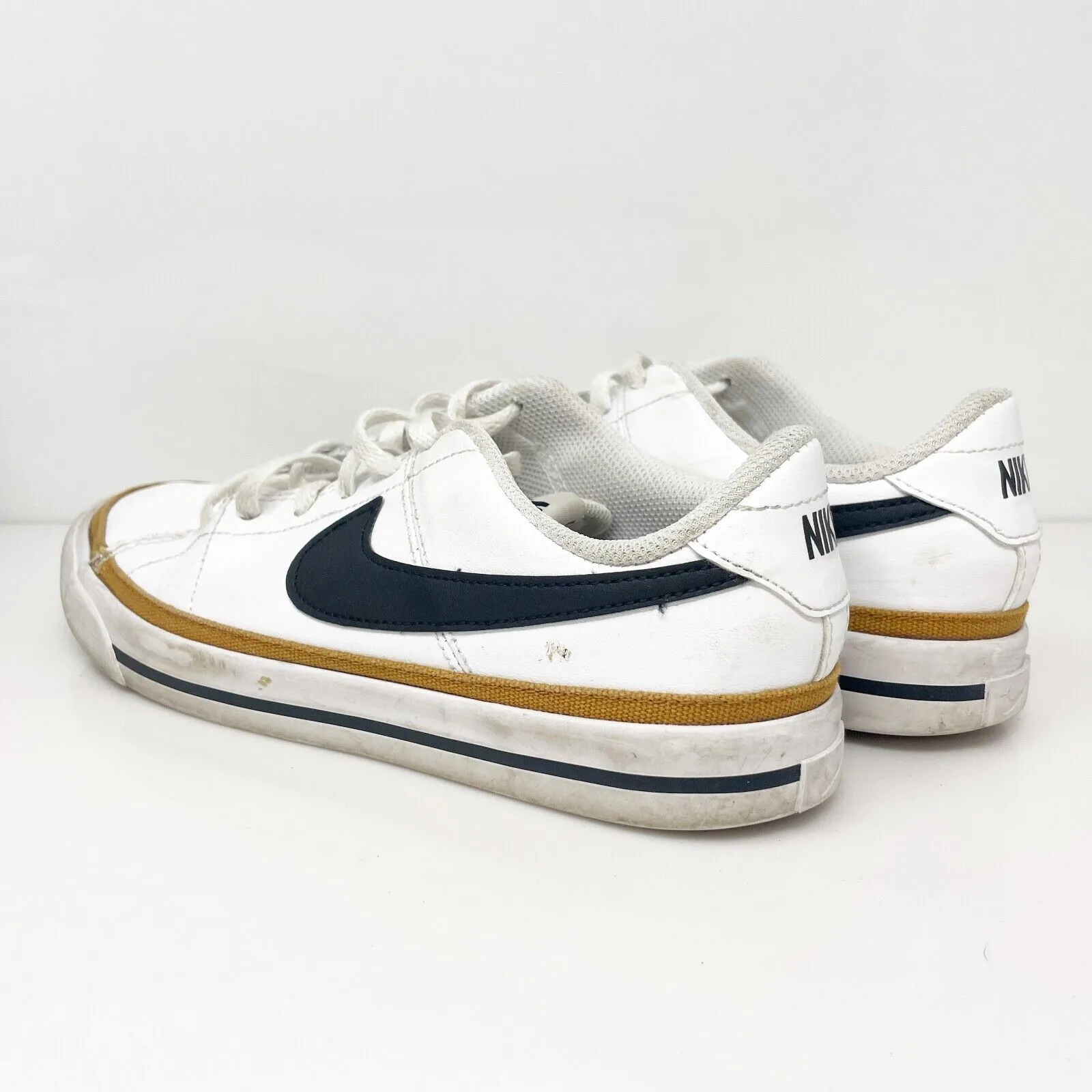 Nike Boys Court Legacy DA5380-102 White Casual Shoes Sneakers Size 5Y