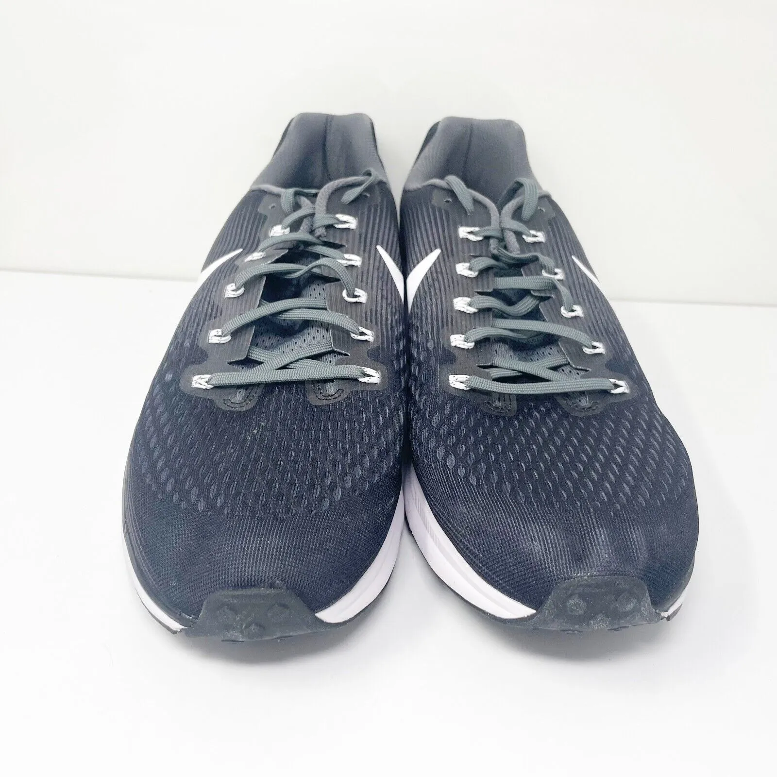 Nike Mens Air Zoom Pegasus 34 887009-001 Black Running Shoes Sneakers Size 16