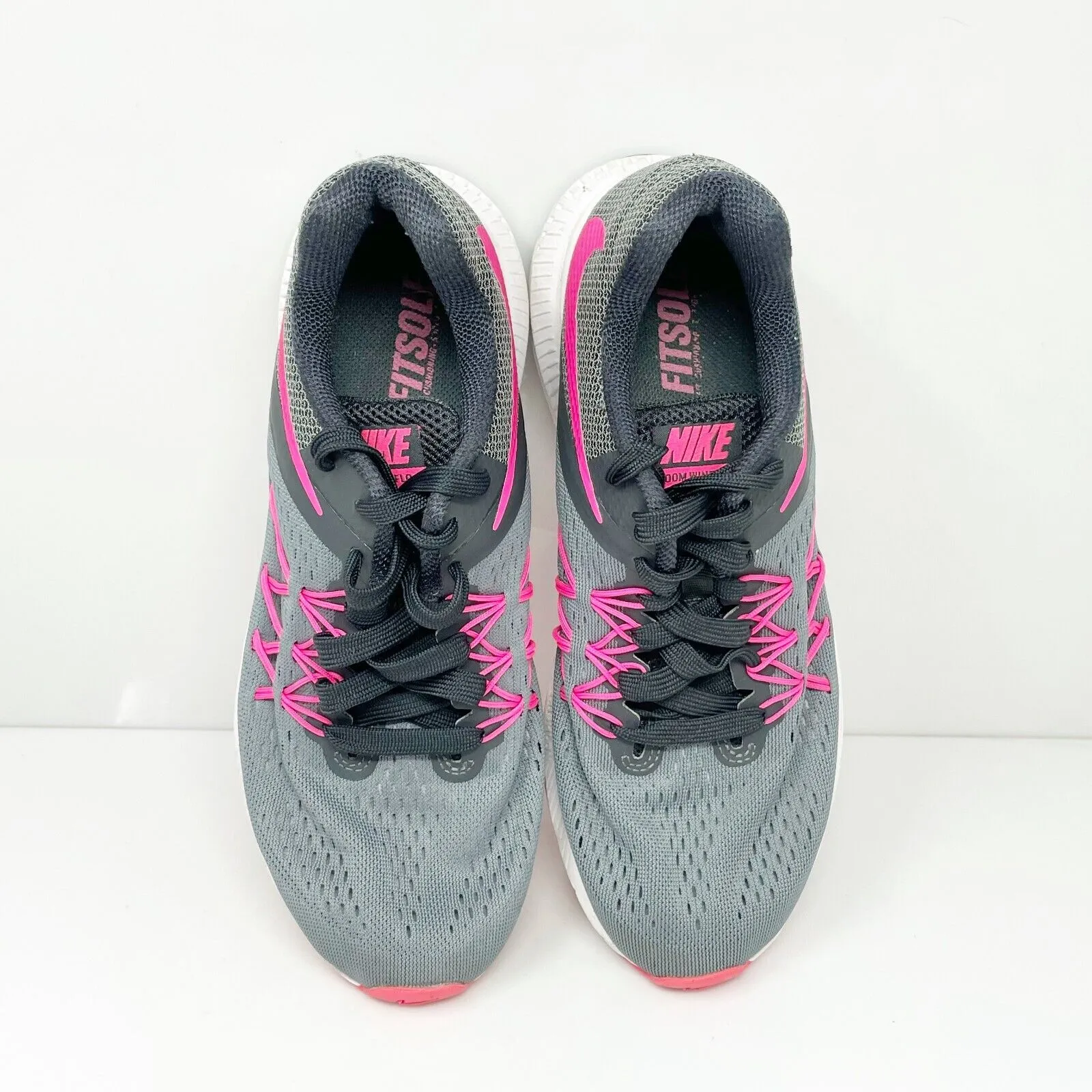 Nike Womens Air Zoom Winflo 3 831562-002 Gray Running Shoes Sneakers Size 8