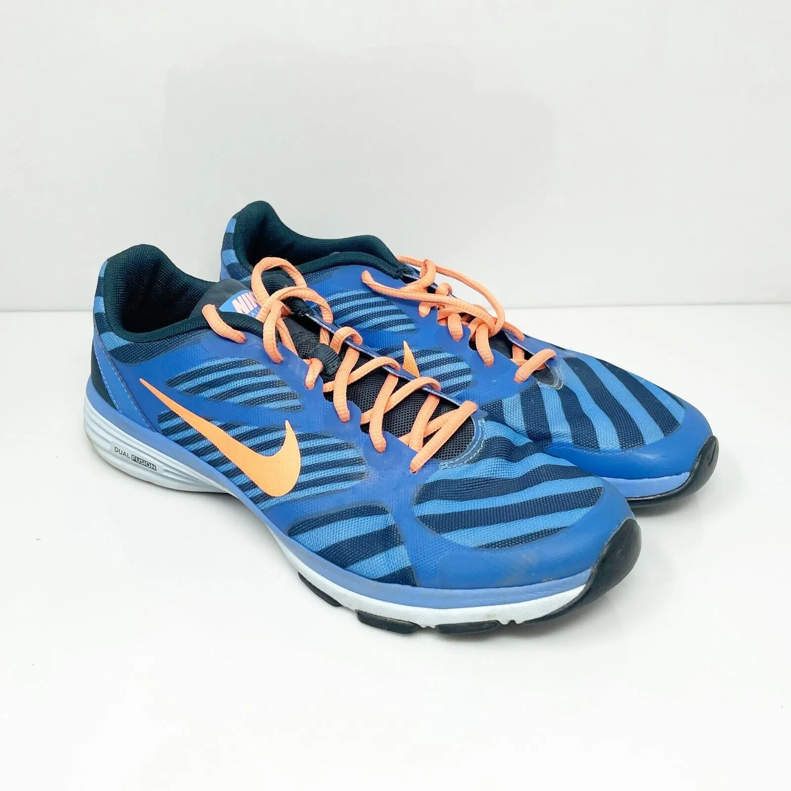 Nike Womens Dual Fusion TR 579812-404 Blue Running Shoes Sneakers Size 10