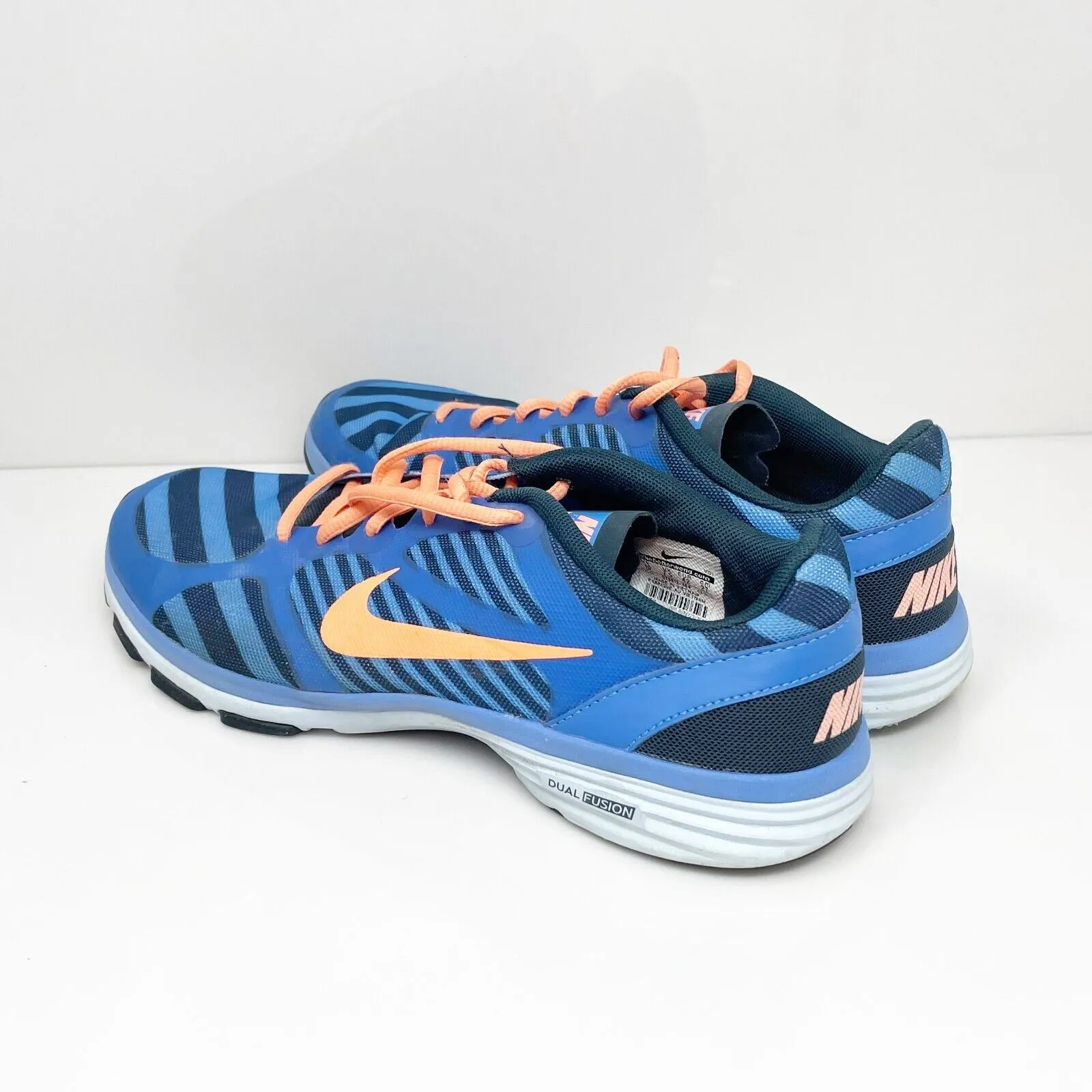 Nike Womens Dual Fusion TR 579812-404 Blue Running Shoes Sneakers Size 10