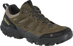 Oboz Mens Sawtooth X Low Waterproof Hiking Shoes-Sediment