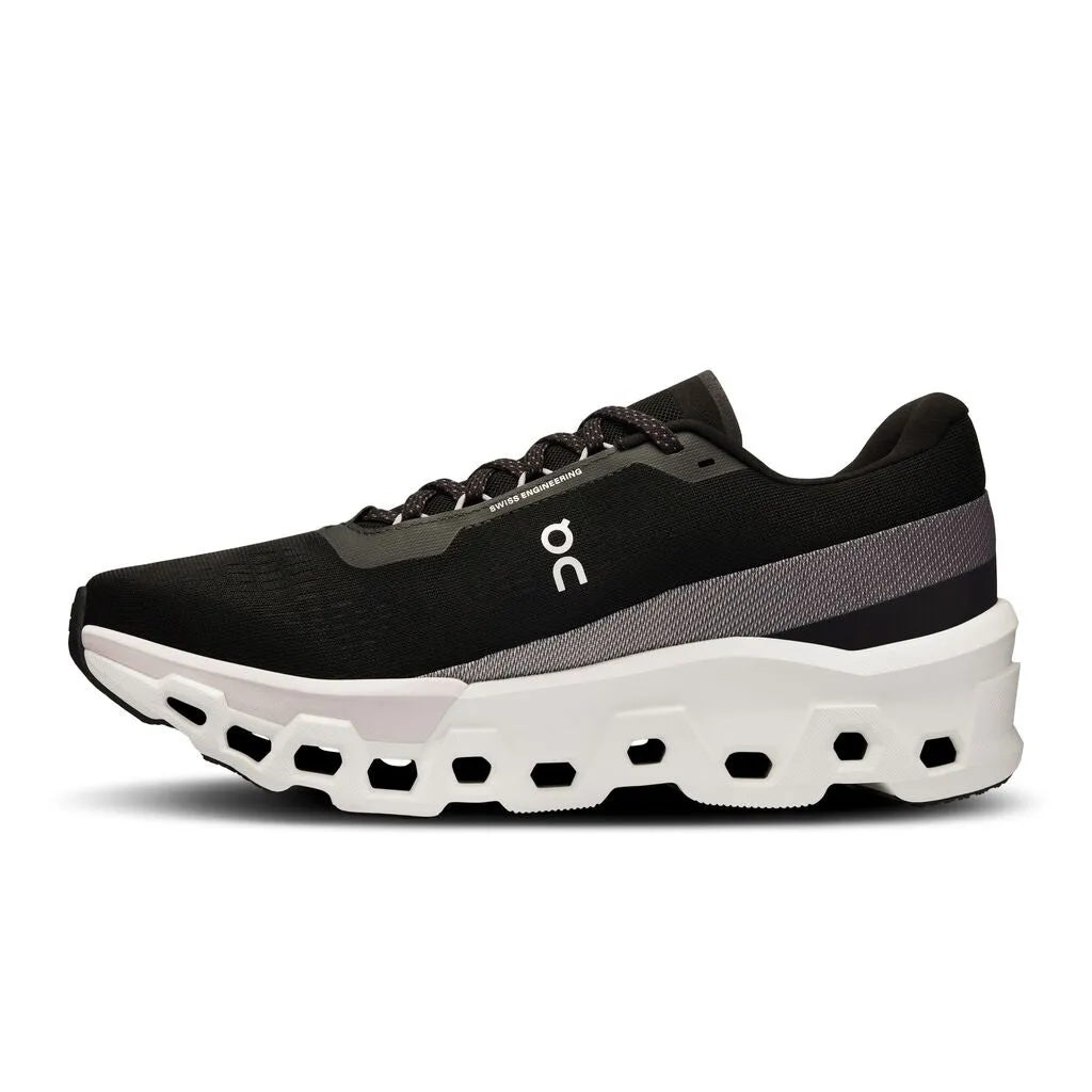 On Men's Cloudmonster 2 Running Shoes Black / Frost