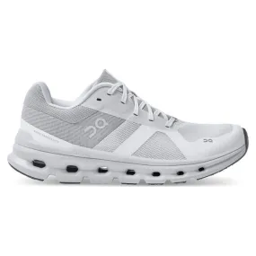 On Running Women's Cloudrunner Wide Running Shoe in White Frost