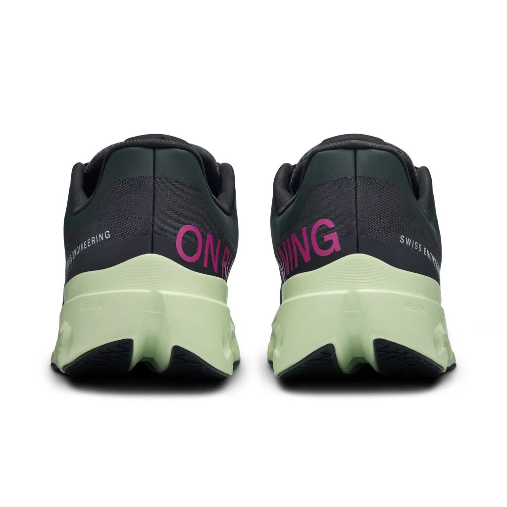 On Women's Cloudsurfer Next Running Shoes Black / Lima