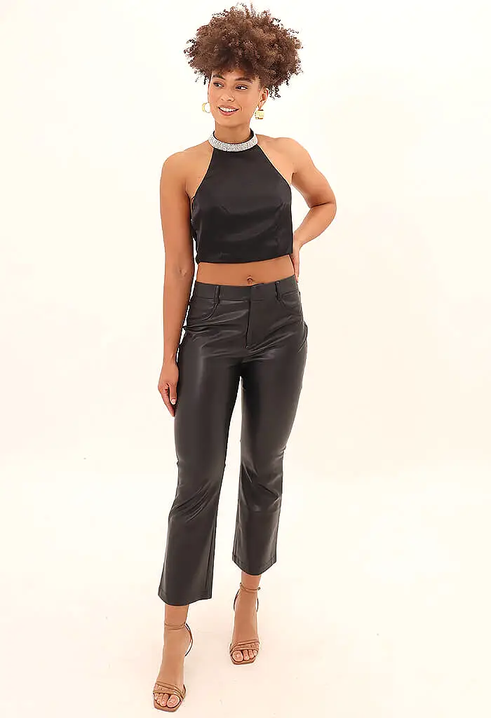 Paz Vegan Leather Pant