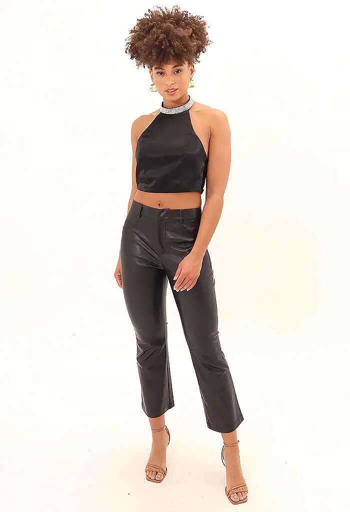 Paz Vegan Leather Pant