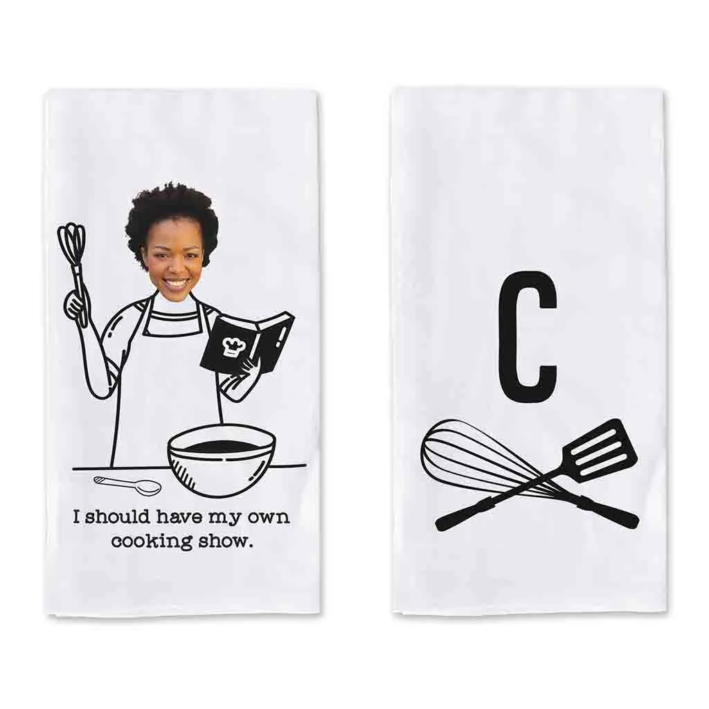 Personalized Kitchen Towel for the Cooking Show Host