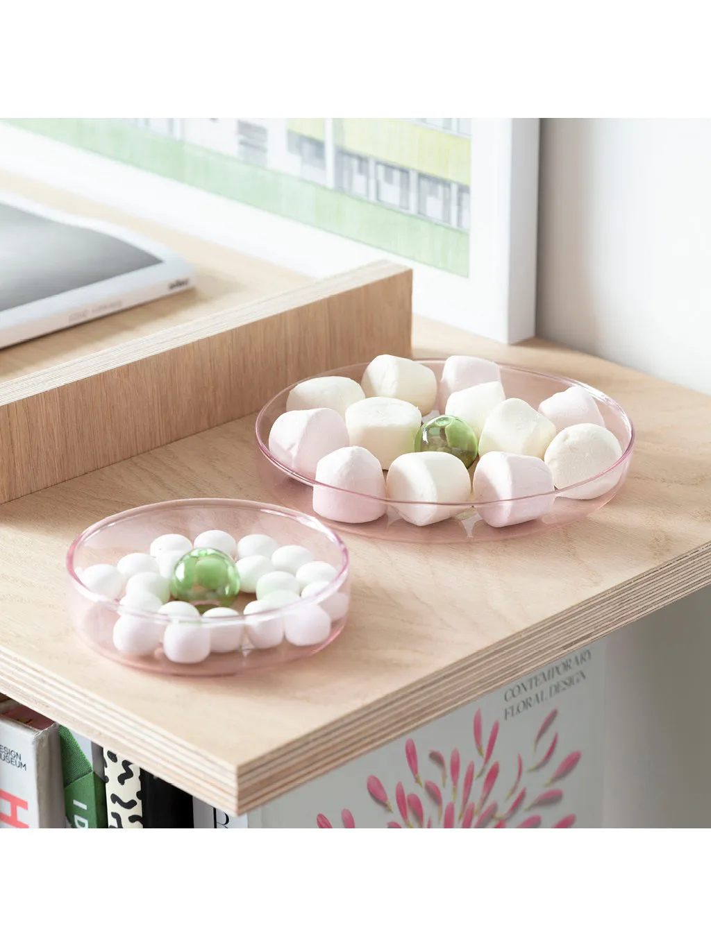 Pink & Green Bubble Dish