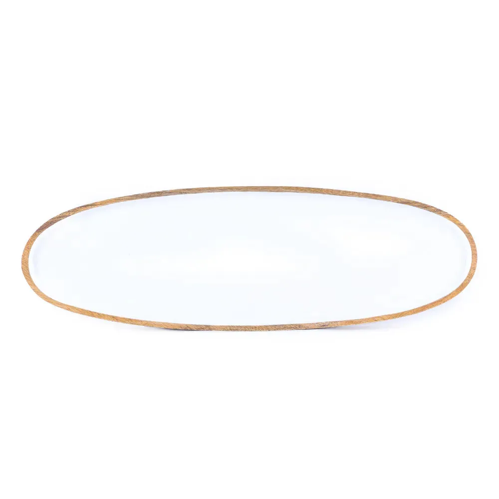 Plain Decorative Wooden Platter Tray