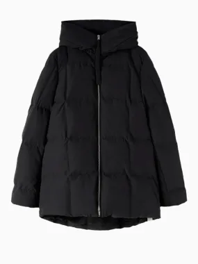 Quilted down jacket