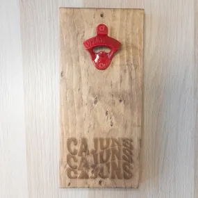 Rustic Tap Bottle Opener {Cajuns}