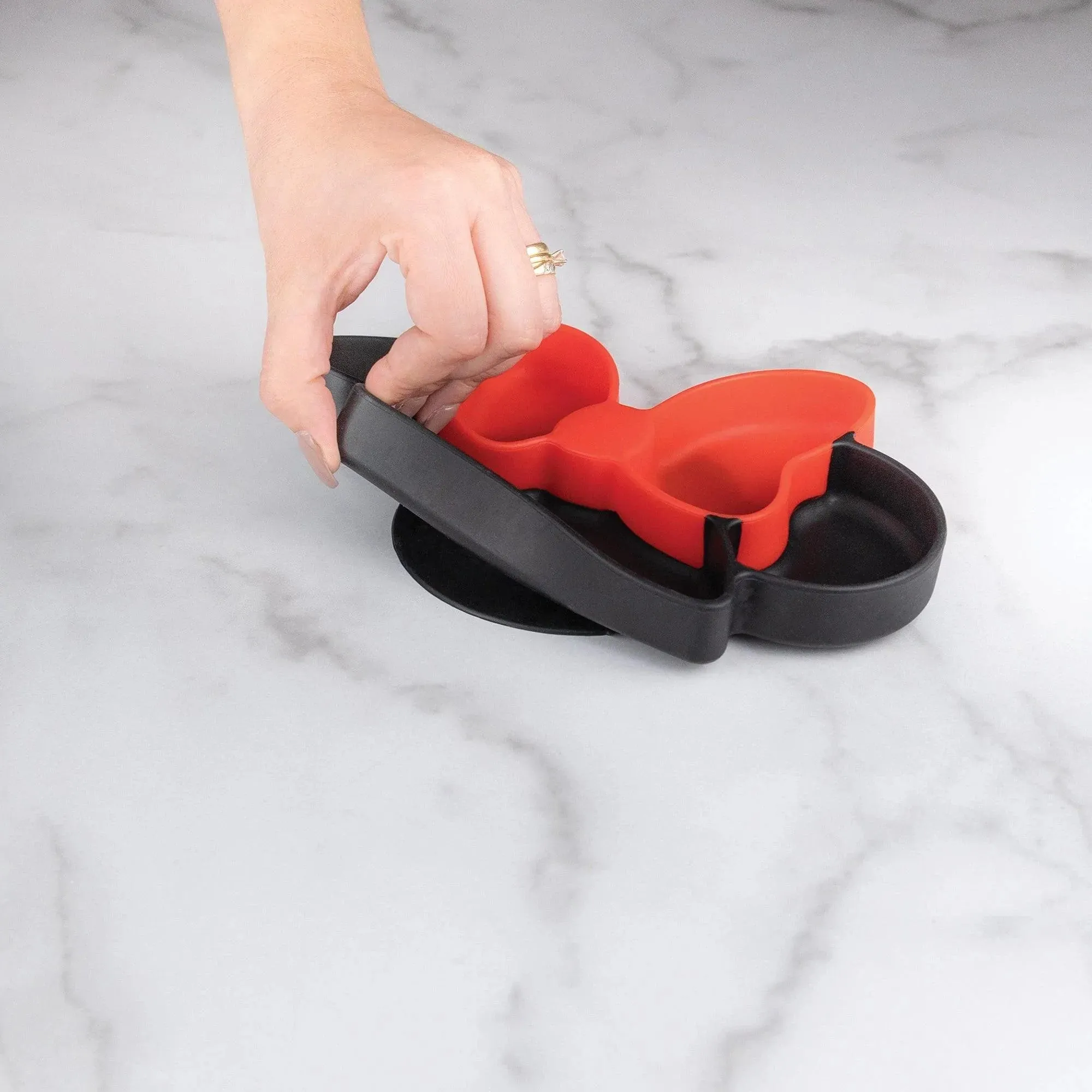 Silicone Grip Dish: Minnie Mouse