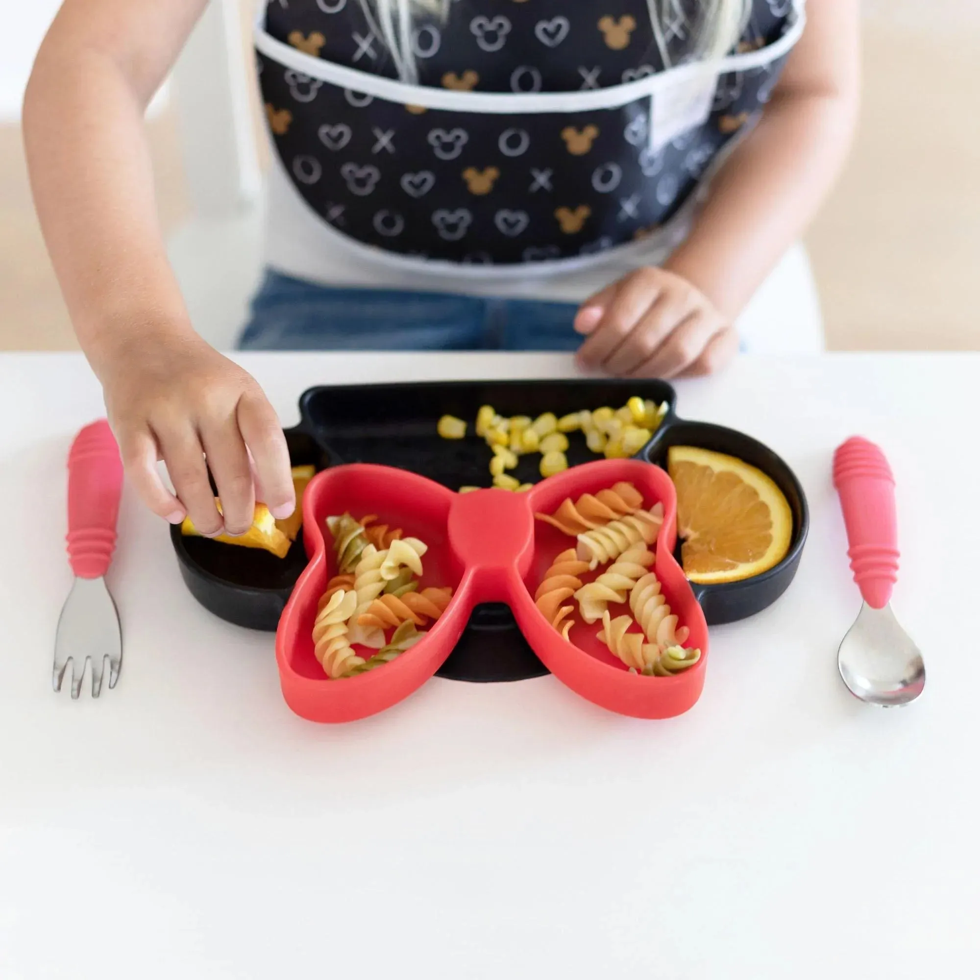 Silicone Grip Dish: Minnie Mouse