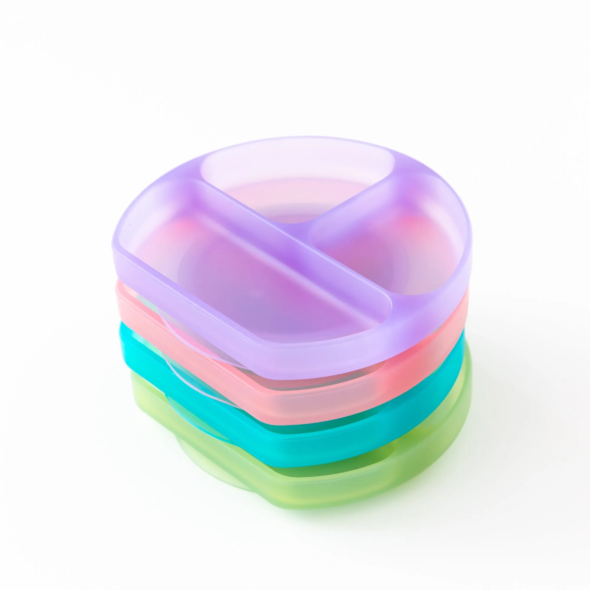 Silicone Grip Dish: Purple Jelly