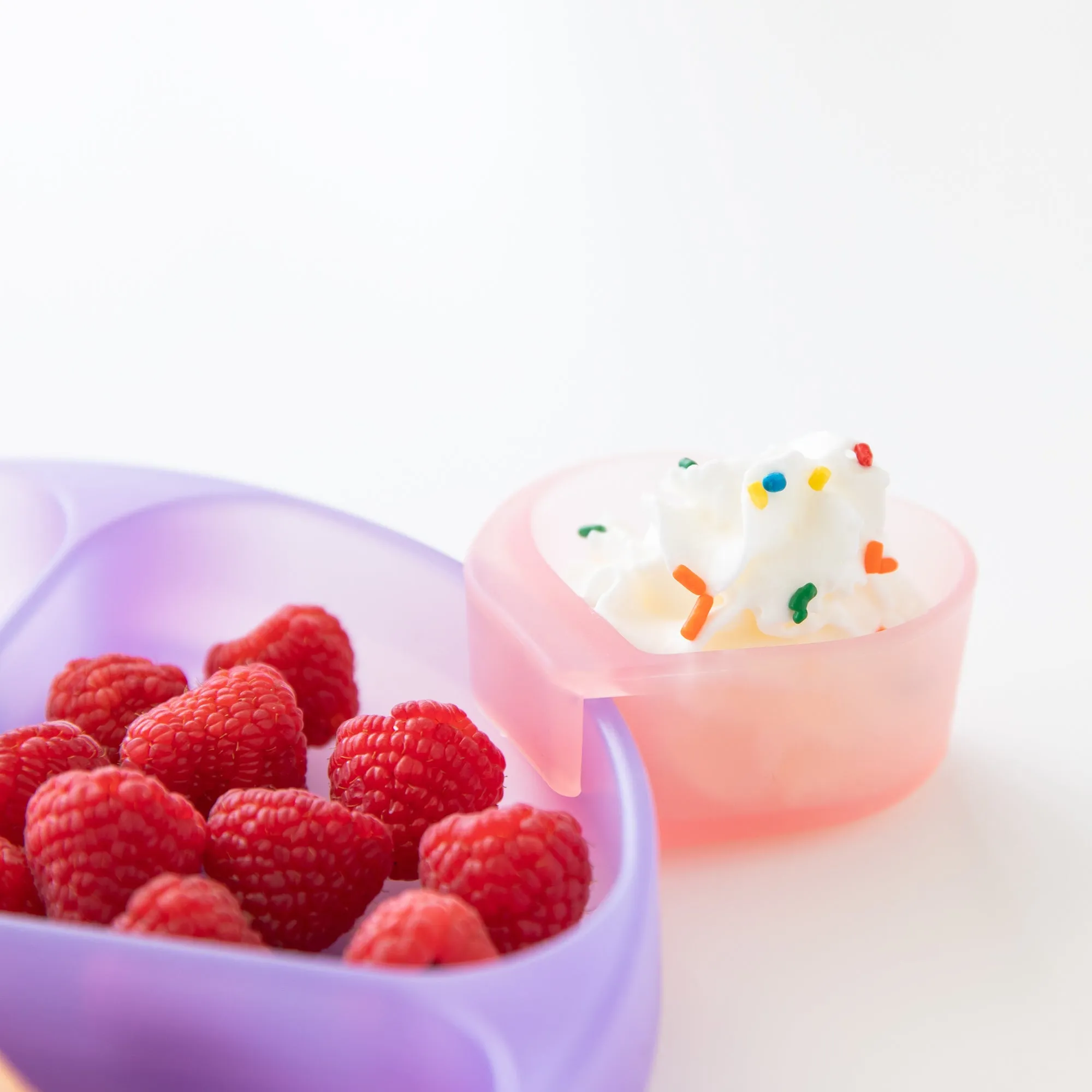 Silicone Grip Dish: Purple Jelly