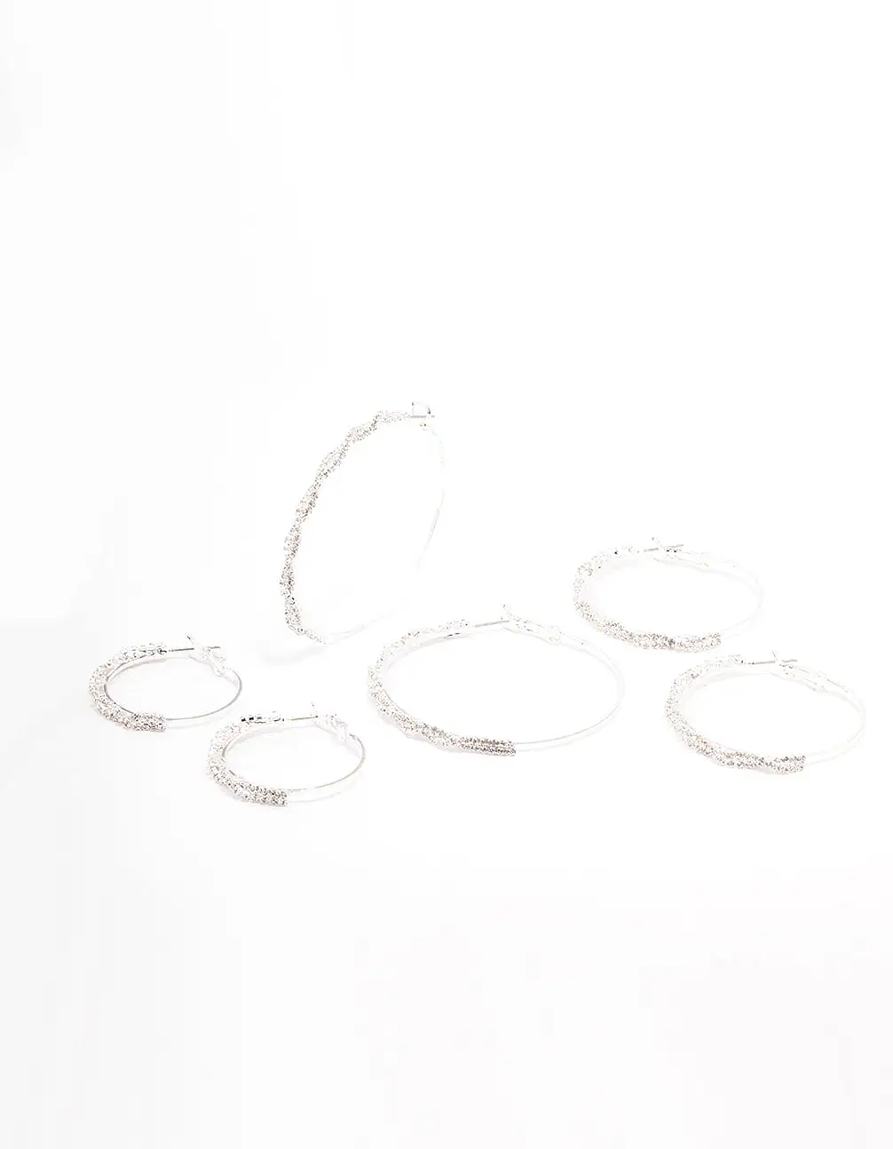 Silver Twisted Hoop Earring 3-Pack