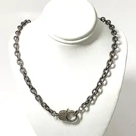 S.Row Designs Sterling Silver Chain with Diamond Claw Clasp