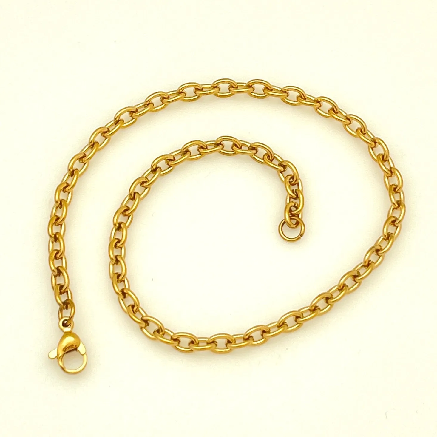 Stainless Steel Cable Chain Anklet