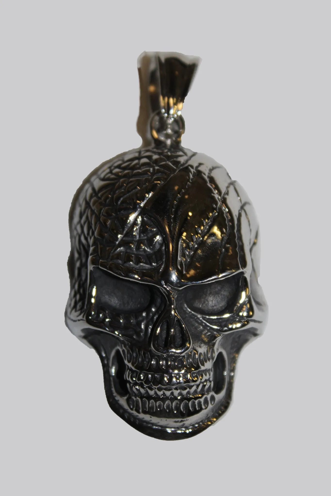 Stainless Steel Large Skull Pendant- UDINC0463