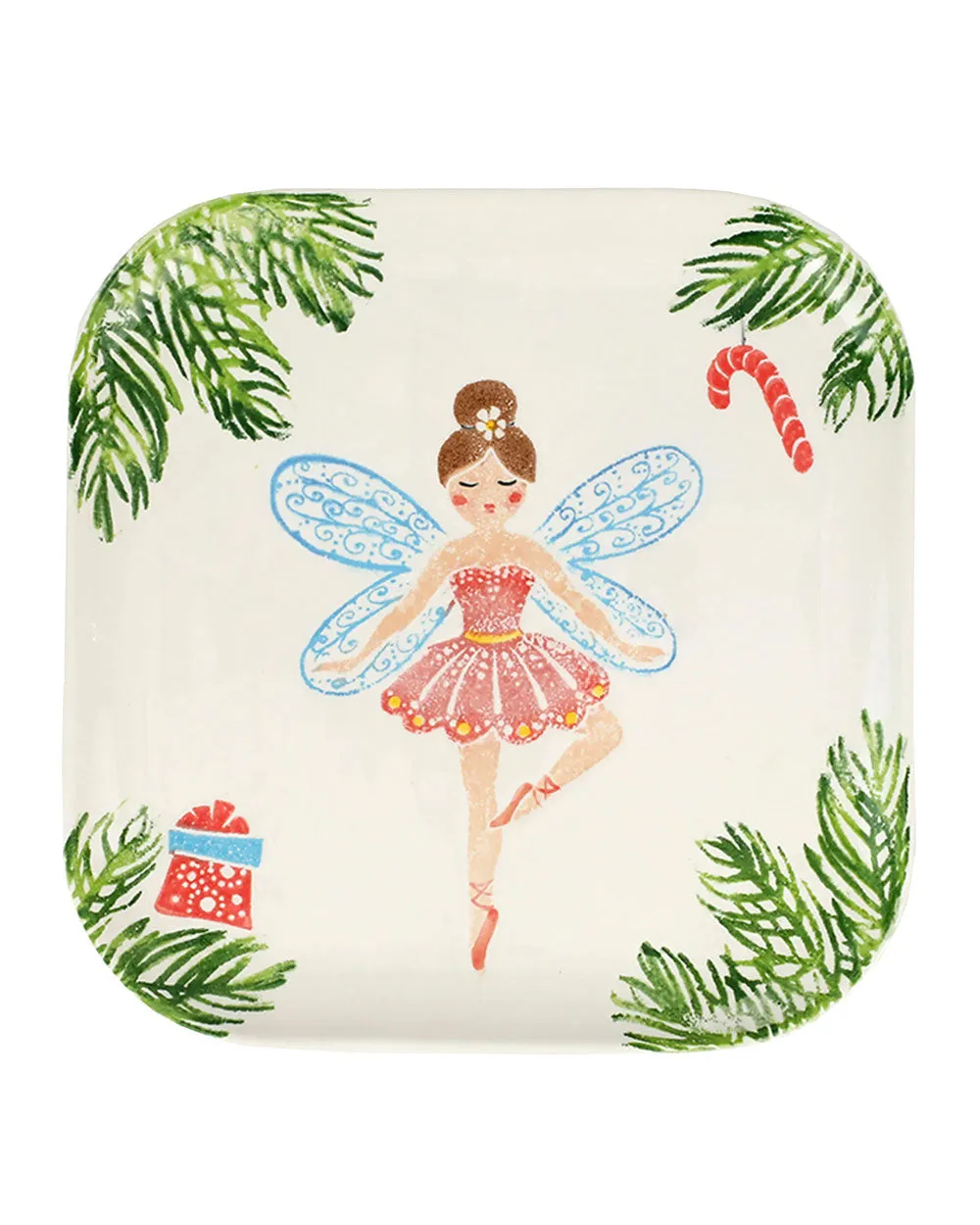 Sugar Plum Fairy Square Platter