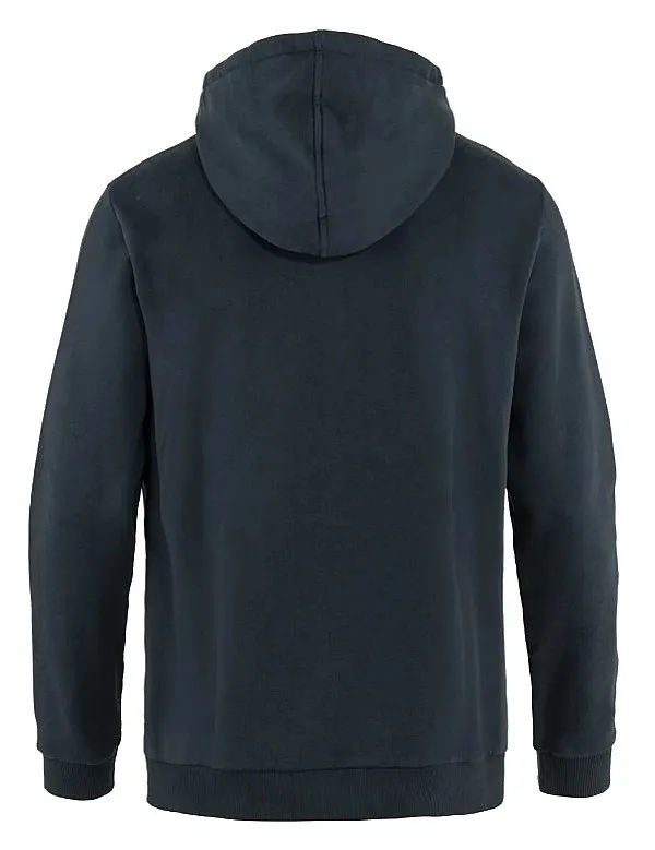 sweatshirt Fjällräven Logo Hoodie - 555/Dark Navy - men´s