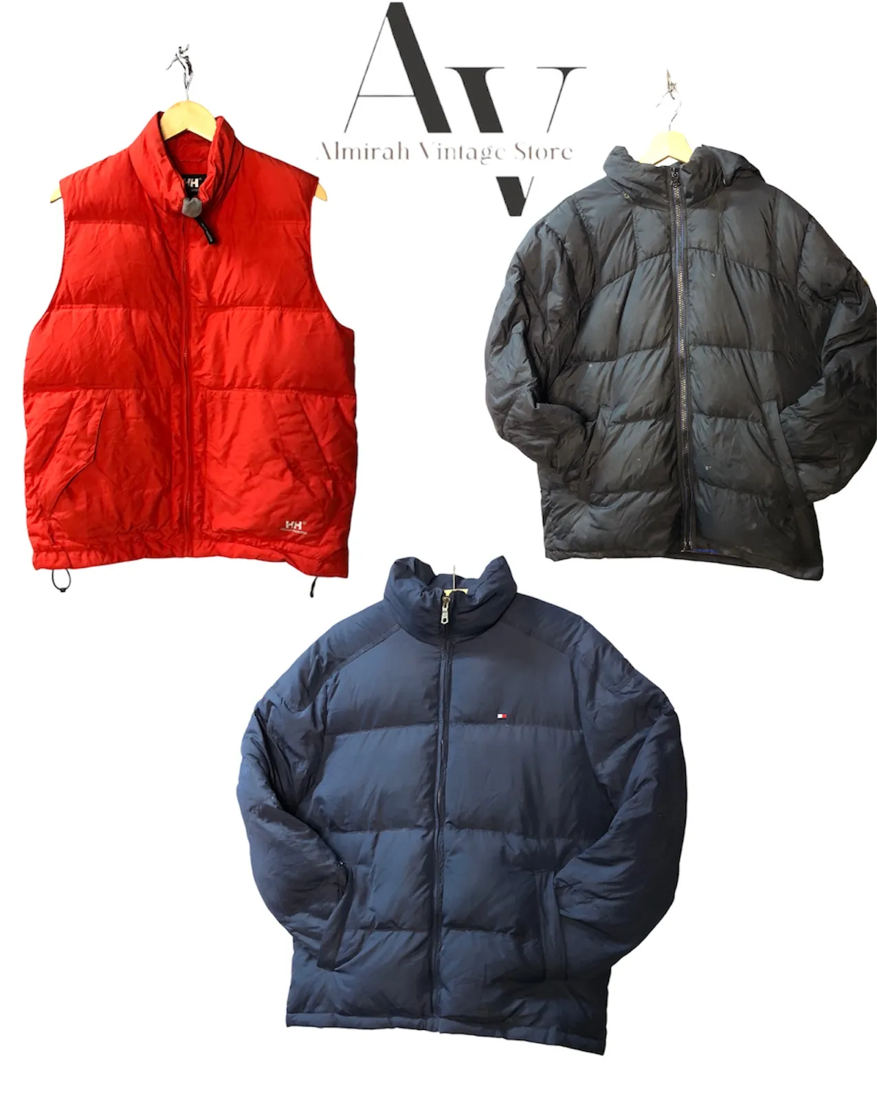 TOMMY HILFIGER ,HH,NIKE,ADIDAS puffer jackets